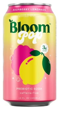 2 Bloom Pop Prebiotic Sodas