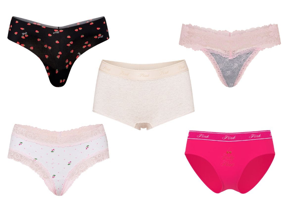 10 Pink Women's Panties