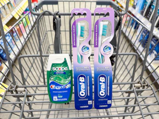 crest and oral-b products in walgreens cart