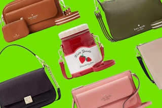 A collage of Kate Spade crossbodies