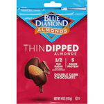 2 Blue Diamond Thin Dipped Almond Bags