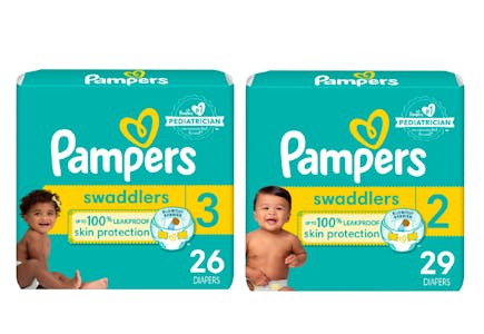 2 Pampers Diapers