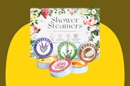 Aromatherapy Shower Steamers 6-Pack, as Low as $4.99 on Amazon card image