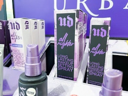 Urban Decay Full-Sized All Nighter Setting Spray, Now $22.68 for Prime Day card image