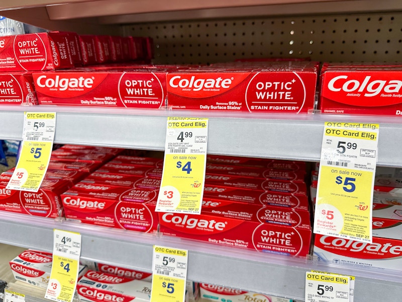 colgate toothpastes walgreens