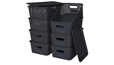 Plastic Storage Basket Set