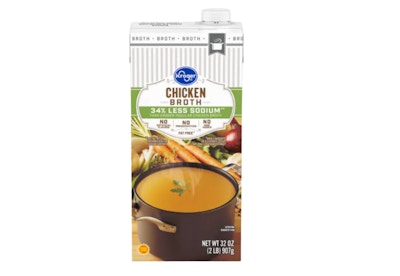 Kroger Broth Carton
