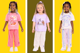 Walmart toddler character outfit sets