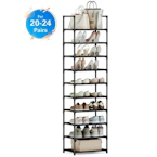 10-Tier Narrow Shoe Rack