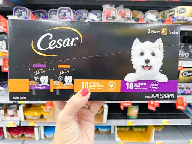 Cesar Wet Dog Food 20-Pack, Just $8.98 at Walmart (40% Savings) card image