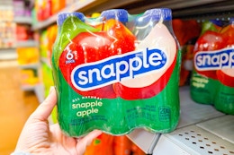 Stock Up on Snapple Drinks — Buy One 6-Pack, Get One Free at Kroger card image