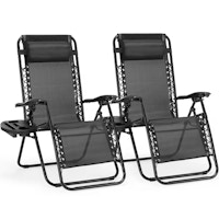 Zero Gravity Lounge Chairs 2-Pack