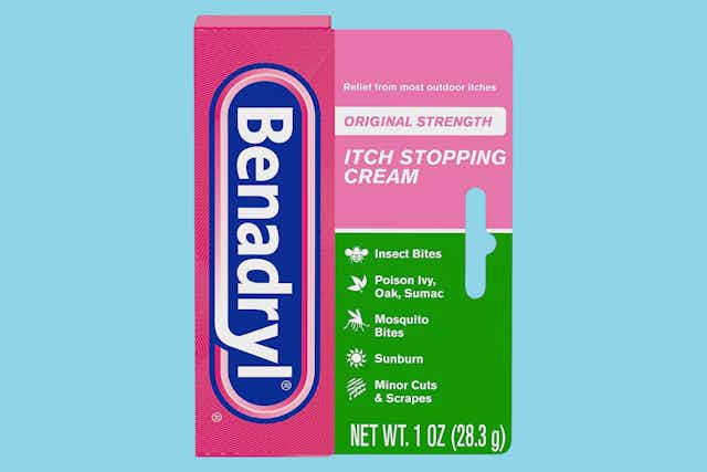Benadryl Anti-Itch Cream, as Little as $3.90 on Amazon card image