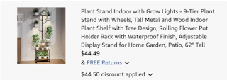 plant stand Amazon receipt
