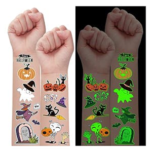 Luminous Halloween Temporary Tattoos