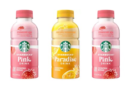 3 Starbucks Pink or Paradise Drinks