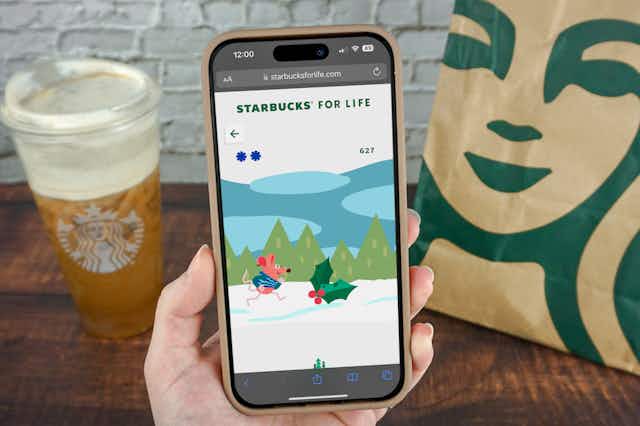 Play Starbucks for Life to Win a Stanley Tumbler, Gift Cards, and More card image