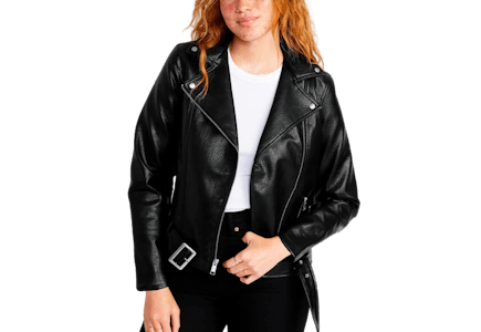 Faux Leather Jacket