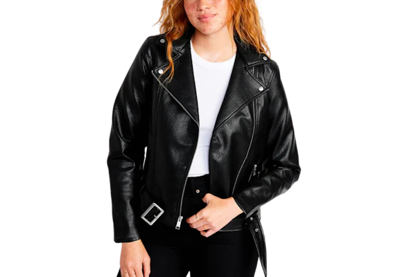 Faux Leather Jacket