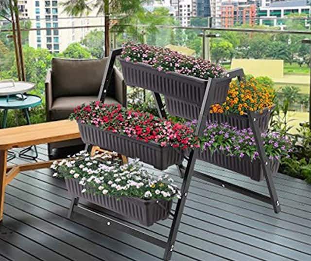 Raised Garden Planter Bed, Only $49.79 on Amazon (Reg. $89) card image