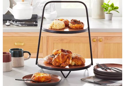 Magnolia 2-Tier Serving Stand