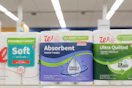 walgreens absorbent paper towels on shelf