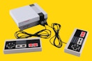 stock image of gaming console
