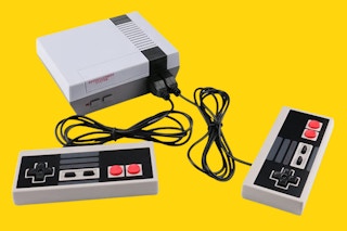 stock image of gaming console