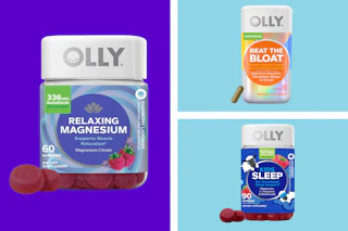 a collage with bottles of gummy vitamins