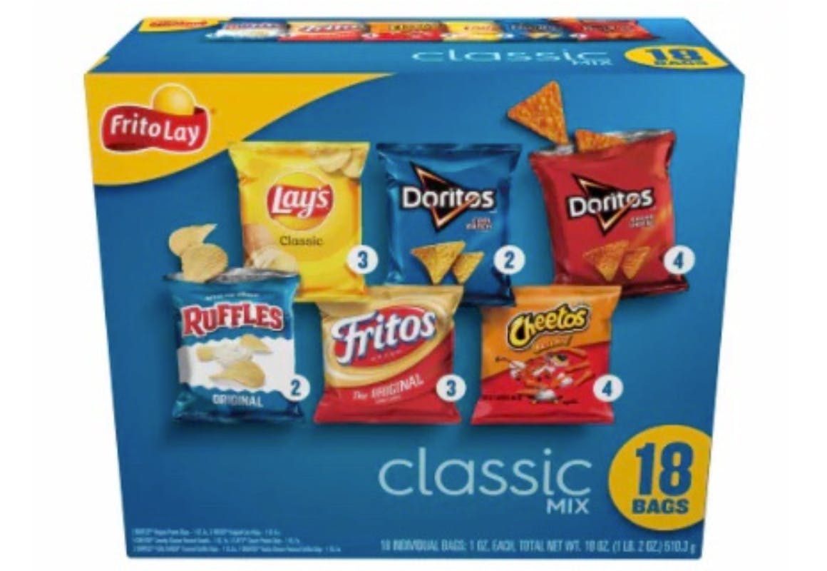 Frito Lay Chips Variety 18-Pack
