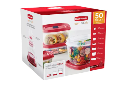 Rubbermaid 50-Piece Storage Set