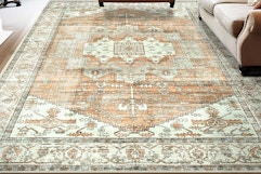 Washable 8' x 10' Area Rug Drops to $49.99 With 50% Off Amazon Coupon card image