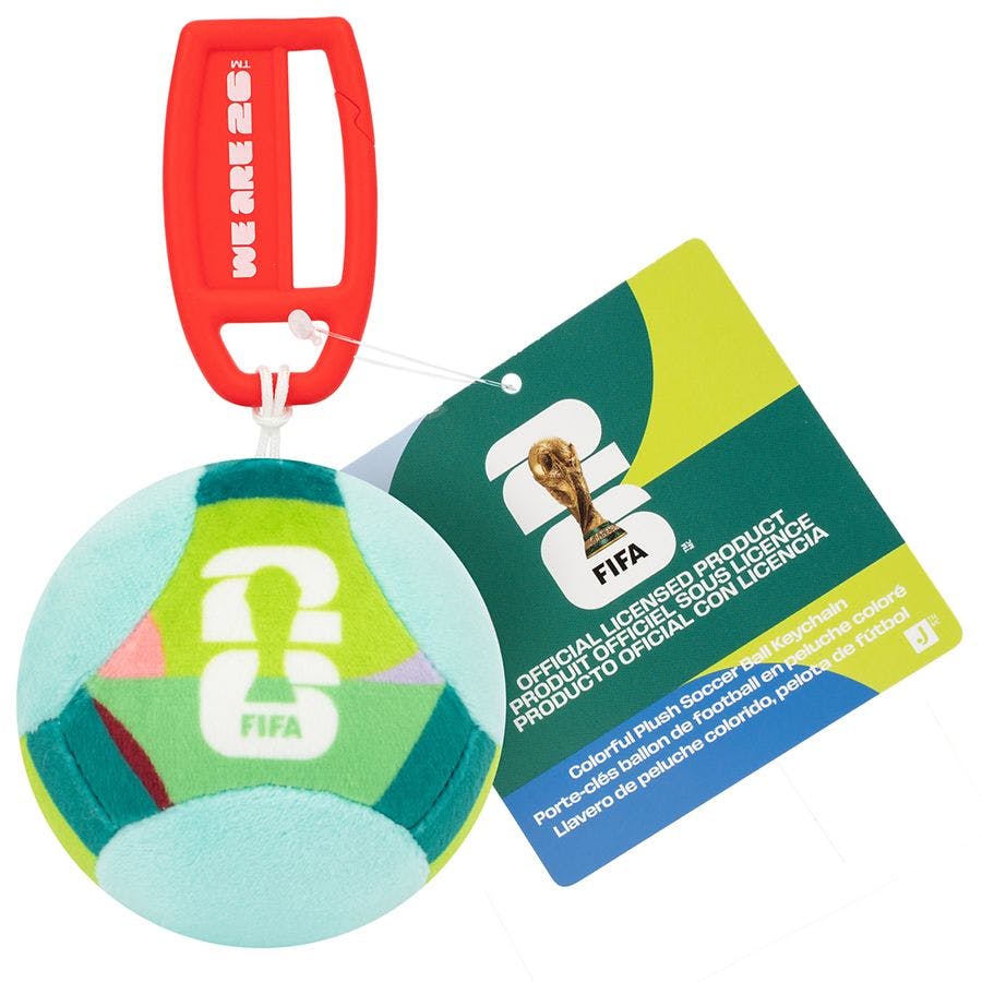 2 FIFA Plush Soccer Ball Keychains