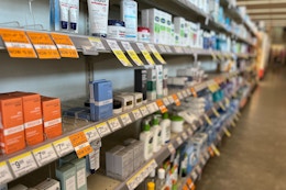 walgreens store aisle shot of skincare section