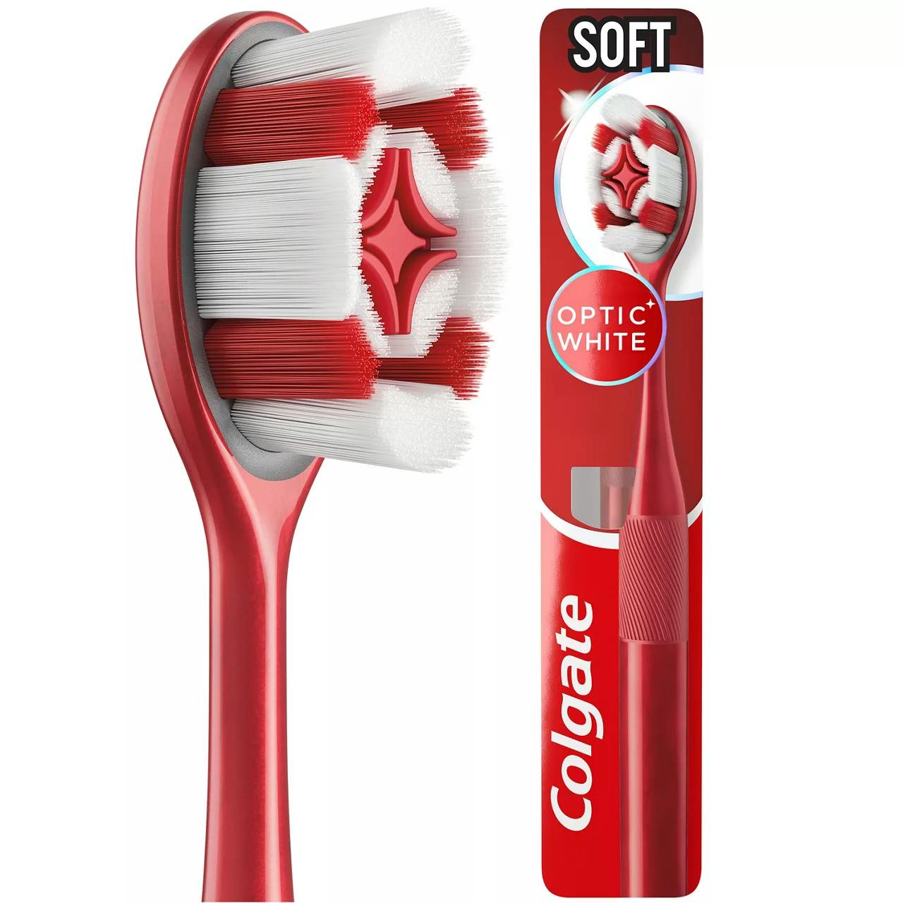 2 Colgate Optic White Toothbrushes