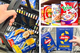 pillsbury cereal pasta collage