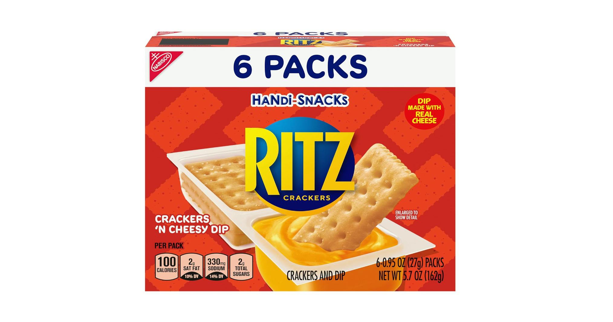 Ritz Crackers 'N Cheesy Dips 6-Pack