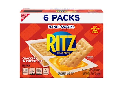 Ritz Crackers 'N Cheesy Dips 6-Pack
