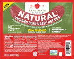 Applegate Pork & Beef Hot Dogs