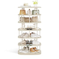 Rotating Shoe Rack Tower