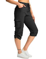 Women's Cargo Capri Pants