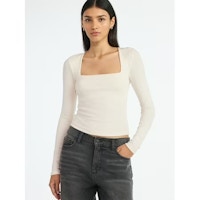 Scoop Women's Square-Neck Top