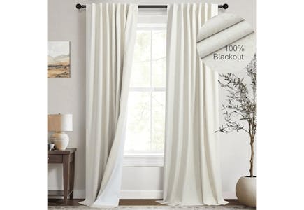 Blackout Linen Curtains