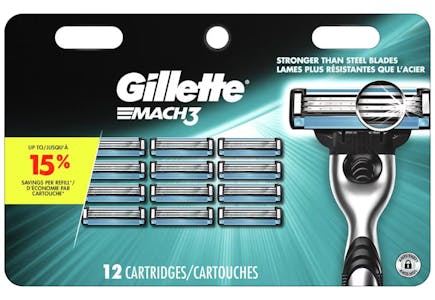 Gillette Mach3 Razor Blade Refills