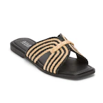Women's Straw Slide Sandals