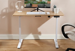 Electric Adjustable Desk, $69 at Walmart (Reg. $114) card image