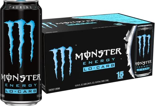 Monster Lo-Carb Energy Drink 15-Pack