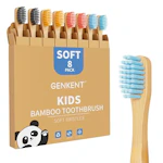 Kids' Bamboo Toothbrushes 8-Pack