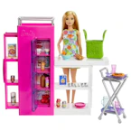 Barbie Doll and Pantry Playset