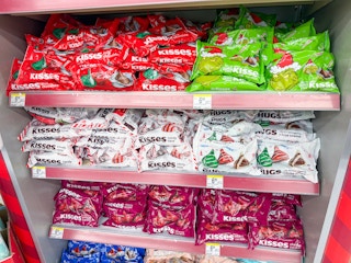 christmas candy bags on walgreens shelf
